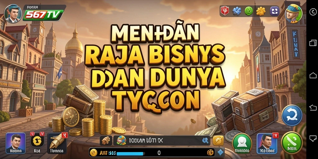 Tampilan gameplay menawan dalam 567TV yang menghadirkan pengalaman Tycoon.