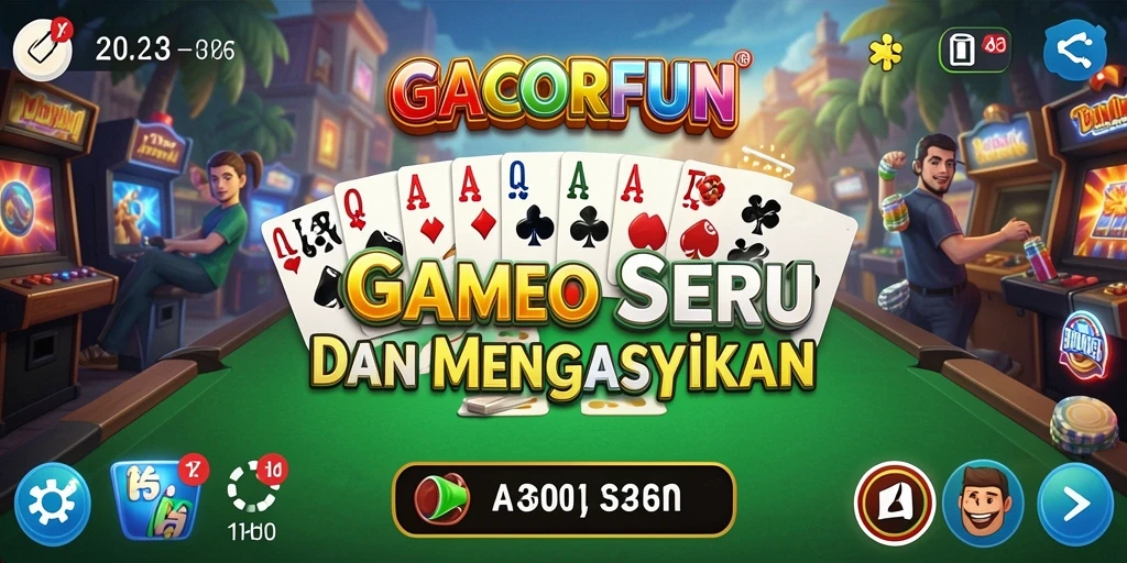 Gameplay menarik dari GACORFUN dalam permainan Domino.
