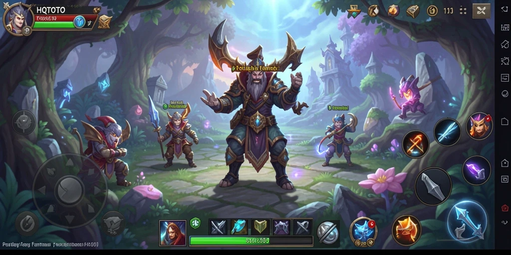 Tampilan gameplay HQTOTO yang mengesankan dan penuh aksi.