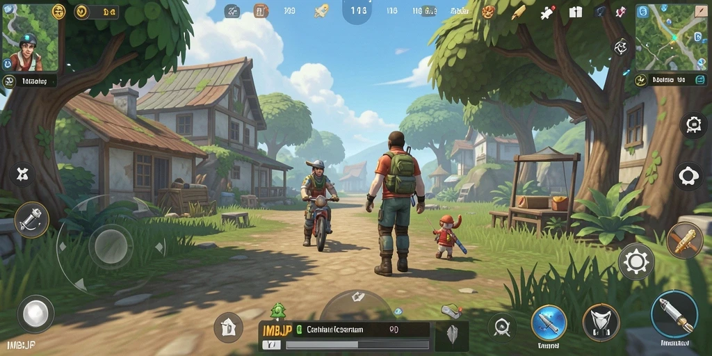 Tampilan menarik dari gameplay IMBAJP yang seru dan menghibur.