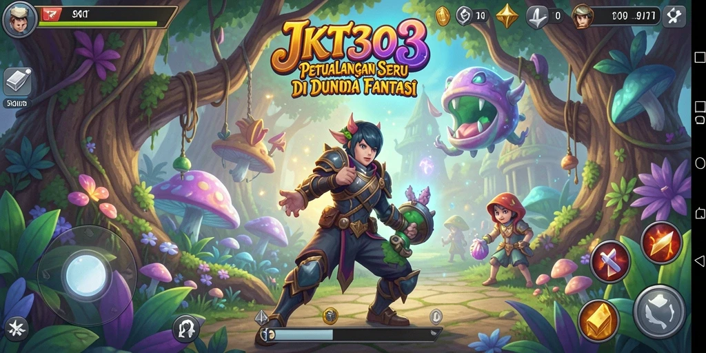 Tangkapan layar dari gameplay JKT303 yang menampilkan petualangan seru.