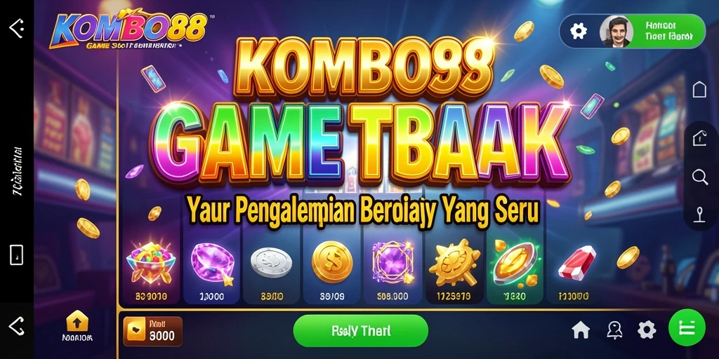 Screenshot gameplay KOMBO88 dengan tema slot yang menarik.