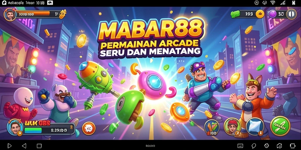 Tampilan gameplay MABAR88 yang seru dan menantang.