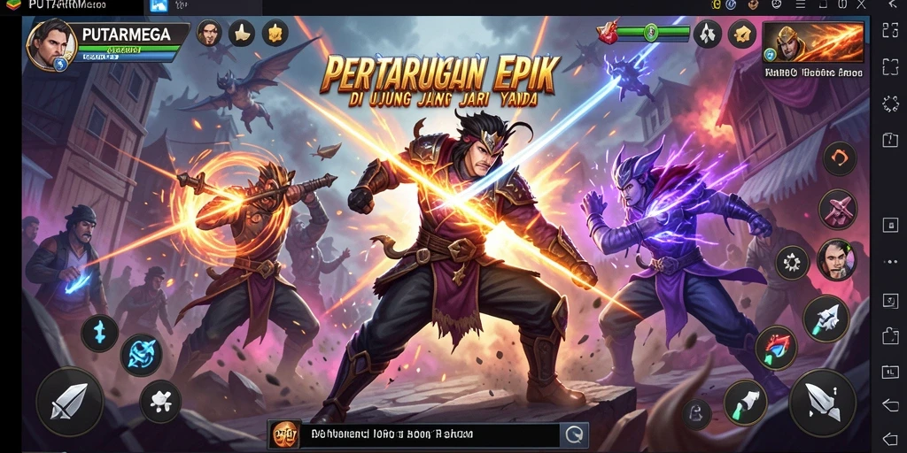 Tampilan menarik dari gameplay PUTARMEGA yang seru.