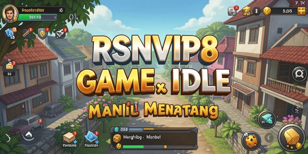 Tangkapan layar gameplay RSNVIP8 menampilkan pengelolaan bisnis yang menarik.