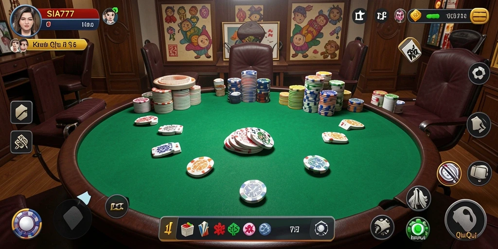 Gameplay seru dan kompetitif QiuQiu di SIA777.